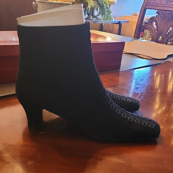 Ferragamo Suede Ankle Boots - Picture 2 of 4